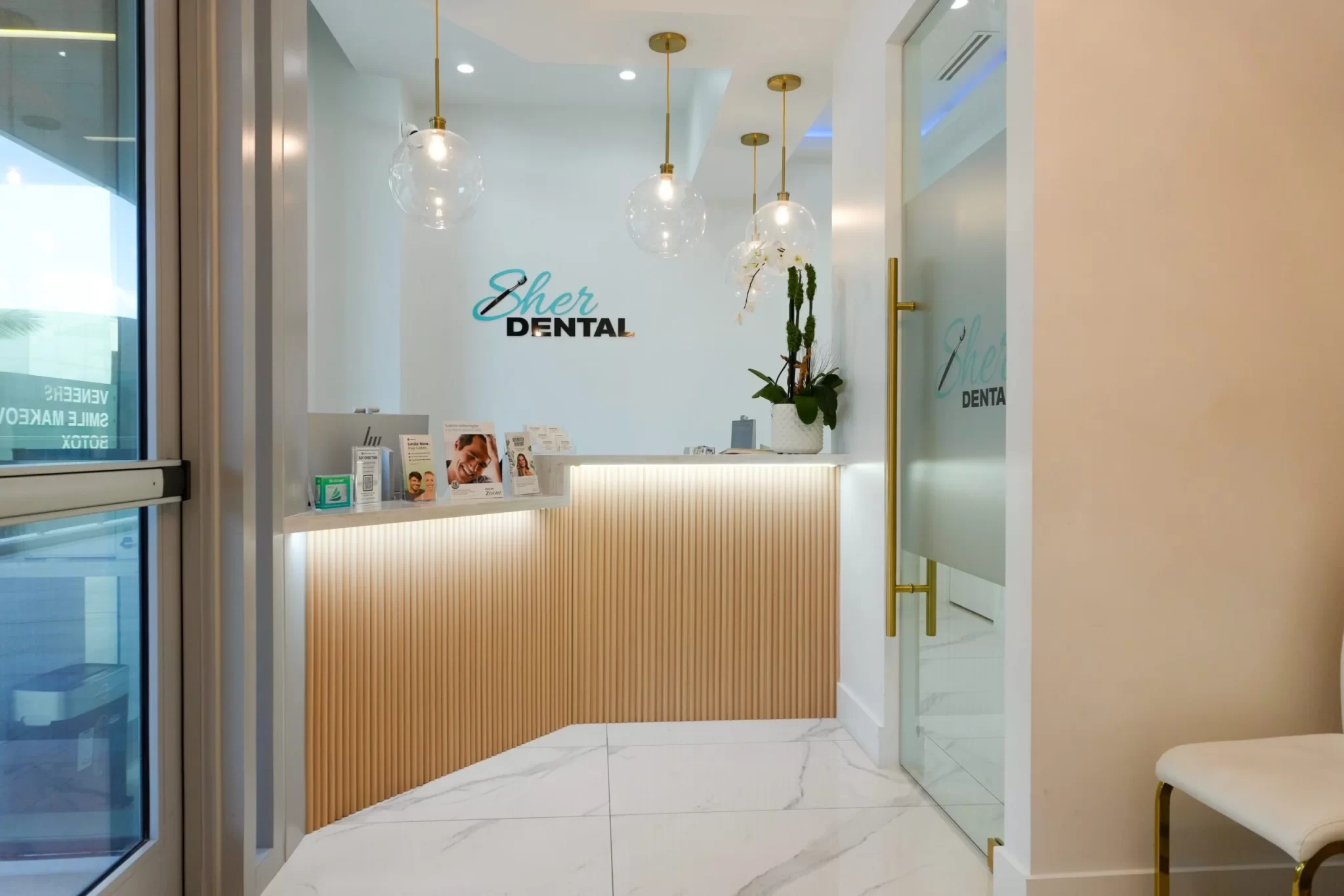 Interior of the Sher Dental Aventura office